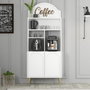 Hanah Home Lyon 80 Blanco y Oro